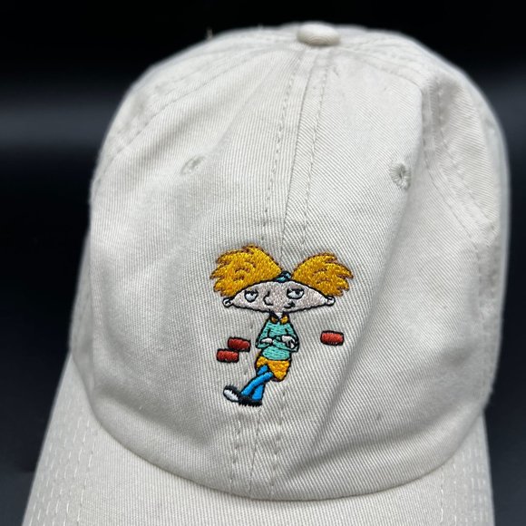 Nickelodeon Hey Arnold Embroidered Baseball Hat Tan OS - Picture 2 of 6